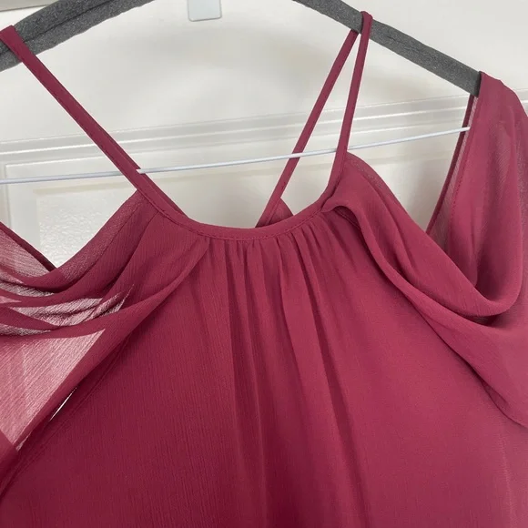 Watters Marsala Red Bridesmaid Dress - Picture 6 of 10